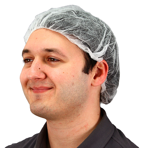 Impact Polypro Bouffant Cap White 21 In., Case Of 1000 (MB-21-1000/W)
