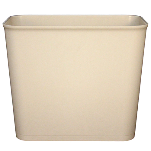 Wastebasket Fire Resistant 27 Qt Beige, Case Of 6 (7695-15)