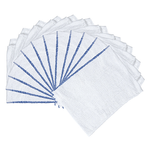 Qwick Wick Bar Mop Towel 30oz Blue Stripe - Case Of 60 (N030-W65-5DZ)