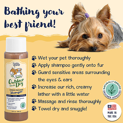 Bobbi Panter Signature Outdoor Dog (charlie Dog) Shampoo, Clove Oil, Lavender Oil, Cedarwood Oil, Citronella - 13 Oz Bottle (BP00090)