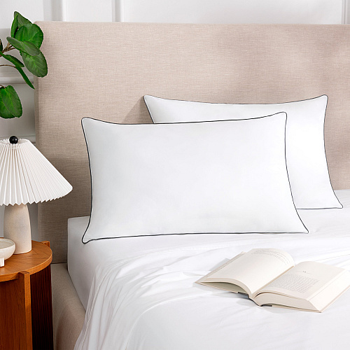 Host & Home Bed Pillow 2pk Queen 20x30 - Case Of 8 (HH-2PK-PIL-QN)
