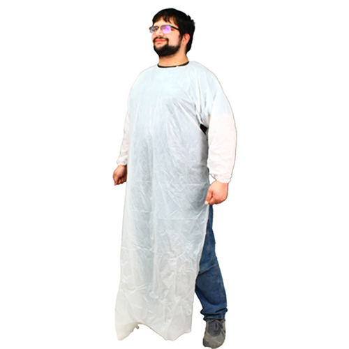 Impact 60 In. Isolation Gown L/s Elastic Wrists, White, 100/cs, Case Of 100 (MCPE-60W)