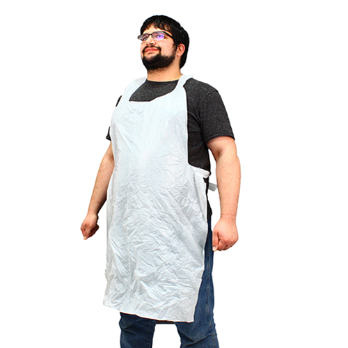 1 Mil Polyethylene Apron 28x46 White, Case Of 1000 (MDP-46W-S)