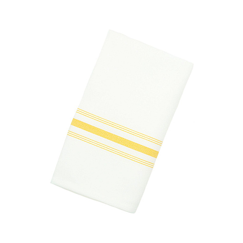 Mariposa Bistro Napkin 18x22 Gold Stripe - Pack Of 12 (BISTRO-GLD)