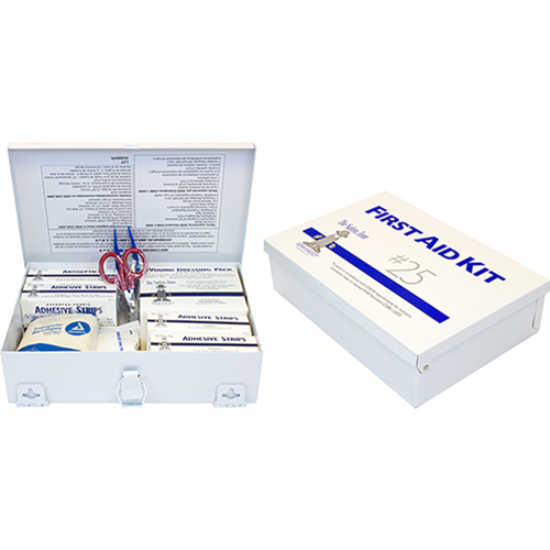 25 Man Metal First Aid Kit, 1 Each (K-FAK-25)
