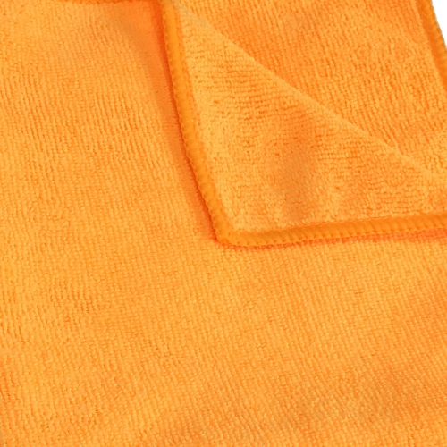 Microfiber Cloth 300gsm 16x16 Half-fold Orange 12 Bg 15 Bg C, Pack Of 12 (MFC3001616OR)