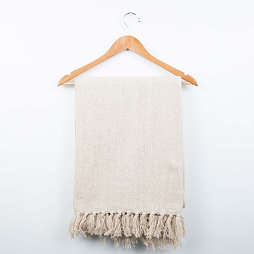 Common Ground Throw 50x70 Cream - Case Of 12 (THROW-50X70-CR-CS)