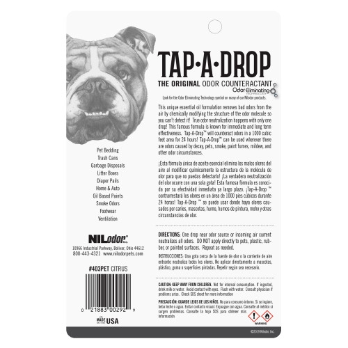 Tough Stuff Tap-a-drop Rack Card, Citrus, 1/2 Oz - 1 Each (403PET)
