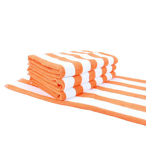 Cali-cabana Beach Towels 30x60 Orange - Pack Of 4 (CALICABANA-ORG)
