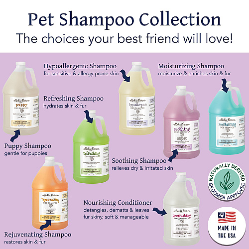 Bobbi Panter Botanicals Soothing Dog Shampoo, Lavender/cucumber - 1 Gallon (BP00027)