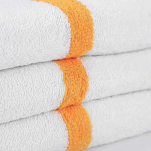 Power Gym Bath Towel 22x44 Gold Stripe - Case Of 60 (PWR-2244-6GLDCS-CS)