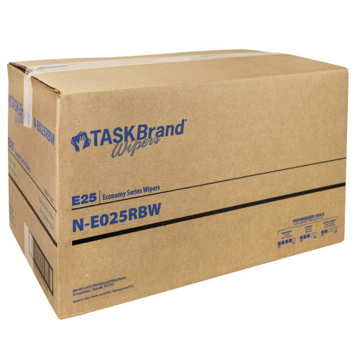 Taskbrand E25 Scrim Reinforced Hardwound Roll - Case Of 6 Rolls (N-E025RBW)