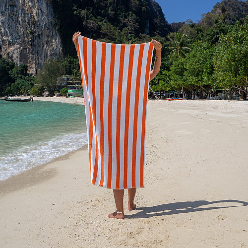 Cali-cabana Beach Towels 30x60 Orange - Pack Of 4 (CALICABANA-ORG)