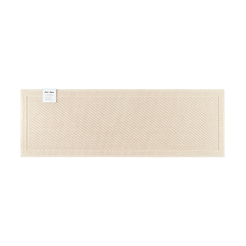 Host & Home Cotton Bath Mat 20x60 Almond Milk - 1 Each (P-HH-BM-2060-BG)