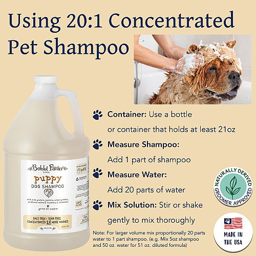 Bobbi Panter Botanicals Puppy Dog Shampoo Rosemary/chamomile (gallon) - Case Of 4 (BP00047-CS)