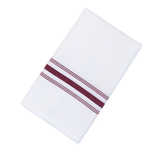 Mariposa Bistro Napkin 18x22 Burgundy Stripe - Pack Of 12 (BISTRO-BUR)