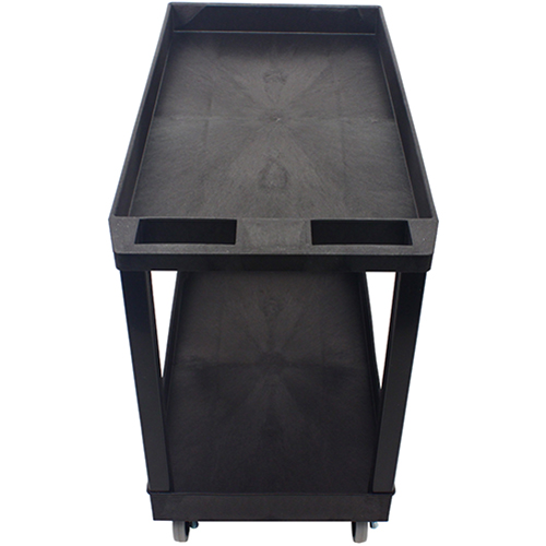 Plastic Two Shelf Utility Cart 32"x18" - 1 Each (7002IP)