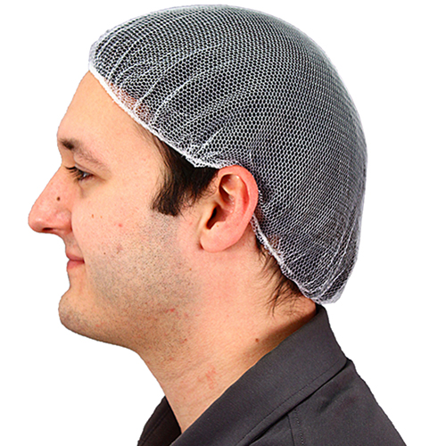 24 In. Heavyweight Polyester Hairnet White, Case Of 1000 (MC-24-1000/W)