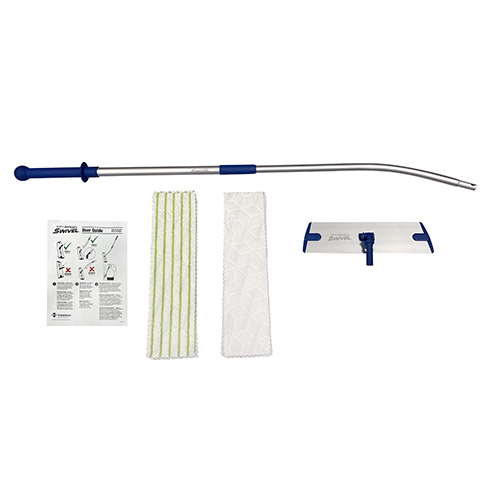 Sphergo Swivel Starter Kit, 1 Kit (1) Sphergo Swivel Aluminum Extension Pole, (1) Sphergo Swivel Aluminum Base, (12)virtu-clean Dc Pads, (12) Virtu-clean Dcs Pads, 1 Each (SPH-SWKT)