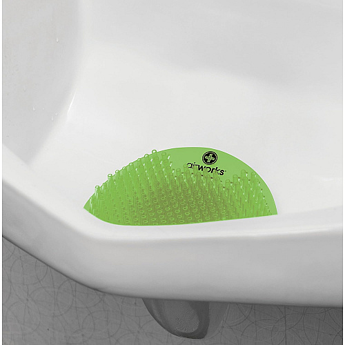 Airworks Splash Free Urinal Screen Cucumber Melon 10/box, Box Of 10 (AWSFUS237-BX)