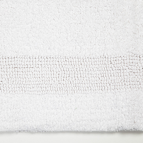 Provence Bath Rug 20x32 White - Case Of 6 (PROV2032-WH-CS)