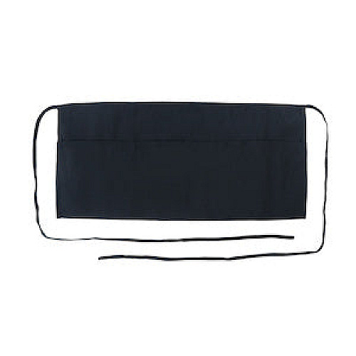 Mariposa Waist Apron 26x12 Black - Pack Of 12 (WAISTAPRON-BLK)