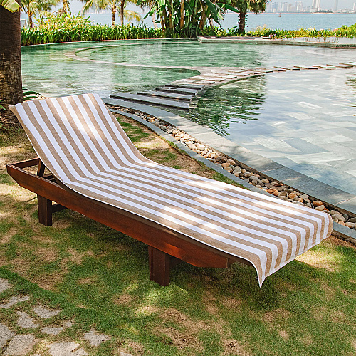 California Cabana Chaise Cover 30x85 Beige - Pack Of 2 (CC-CABANA-BG)