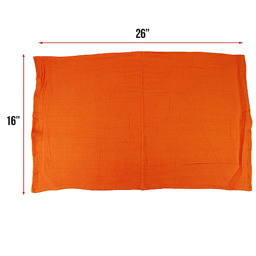 Huck Cotton Cleaning Towels 16x26 Orange - Pack Of 12 (ABSBNT-ORNG)