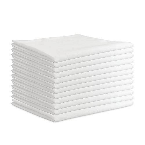 Smart Choice Suede Cleaning Cloth 16x16 White, Pack Of 12 (PNP915103WH)