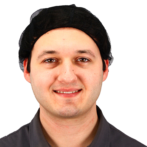 21 In. Heavyweight Polyester Hairnet Black, Case Of 1000 (MC-21-1000/BLK)