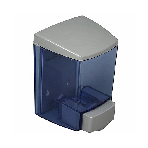 Encore Clearvu Foaming Soap Dispenser, 30 Oz., Water-resistant Curved Top Design, Durable Abs And San Plastic, Easy-clean Removable See-thru Tank, Gray, Case Of 13, Case Of 12 (9336)