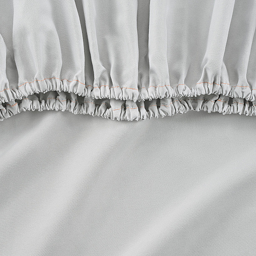 Host & Home Microfiber Fitted Sheets Twin Xl - Gray W/ Org Hem - Pack Of 6 (P-MFS-398012-GY)