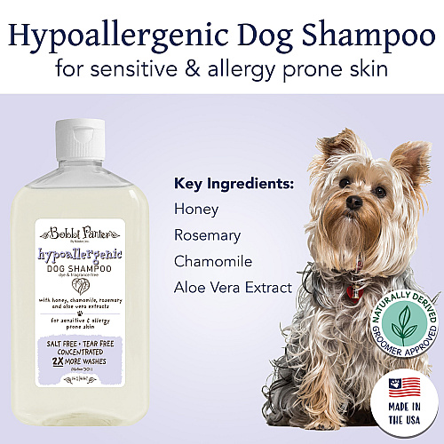 Bobbi Panter Botanicals Hypoallergenic Dog Shampoo Rosemary - 14 Oz Bottle (BP00056)