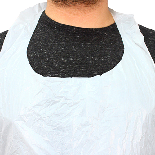 1 Mil Polyethylene Apron 28x46 White, Case Of 1000 (MDP-46W-S)