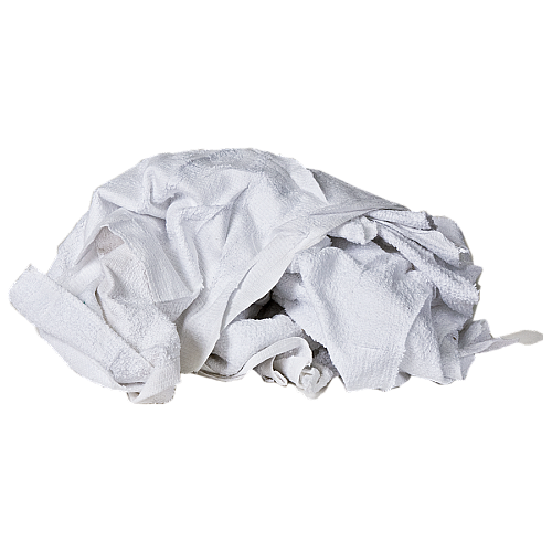 W50fb Bath Towel Size Terry Wipers White - 50lb Box (N-W50FB-50)