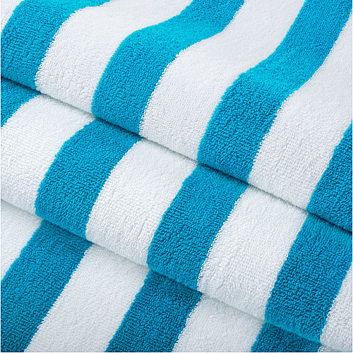 Cali-cabana Beach Towels 30x60 Blue - Pack Of 4 (CALICABANA-BLU)