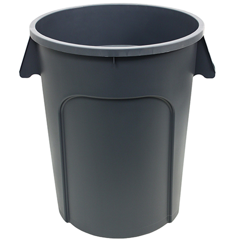 Container 44 Gallon Plastic Gray, Case Of 4 (GC440103)