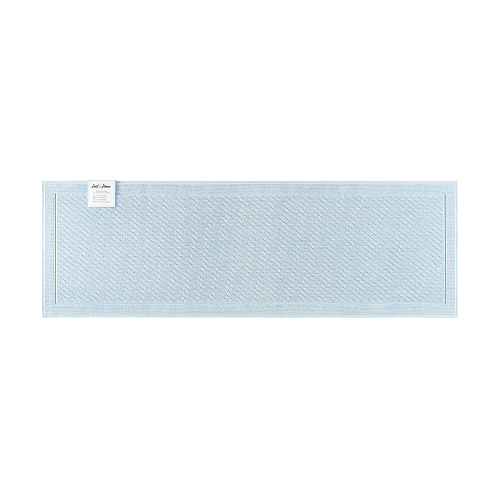 Host & Home Cotton Bath Mat 20x60 Light Blue - Case Of 4 (HH-BM-2060-LB)