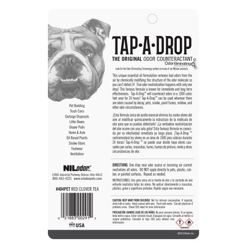 Tough Stuff Tap-a-drop Rack Card, Red Clover Tea, 1/2 Oz - 1 Each (404PET)