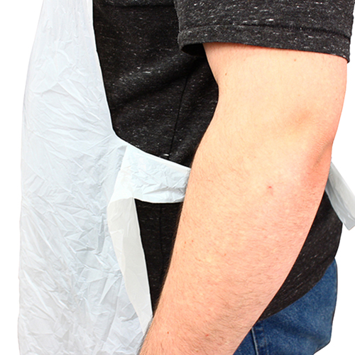 1 Mil Polyethylene Apron 28x46 White, Case Of 1000 (MDP-46W-S)