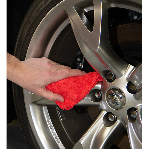 Smart Rags Microfiber Cloths 12x12 Red, Case Of 400 (M950R)