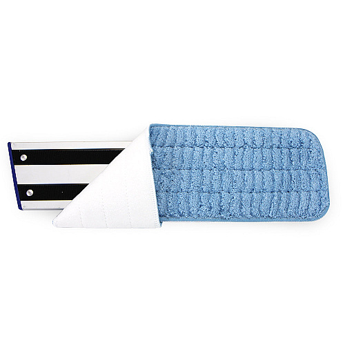 Scrubbing Wet Flat Mop - 18", Blue - Case Of 120 (M800018B-CS)