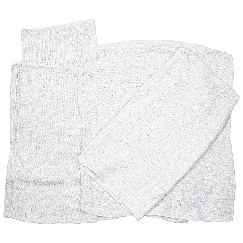 W69 Bar Mop Terry Wipers White - 10lb Box (N-W69-10)