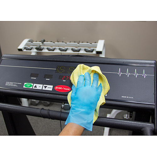 Safety Zone Polyethylene Stretch Gloves - Blue, Lrg - Case Of 2000 (GL-SP200BL)