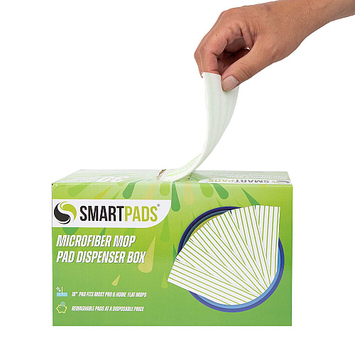 Smart Pads Reusable Mop Pad Green - Box Of 30 (PNP901RMP-GR)