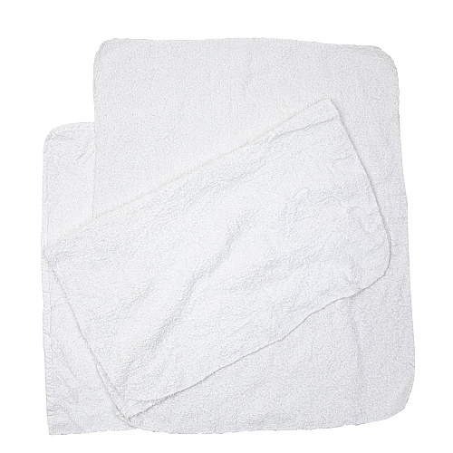 W50cb Wall Washing Terry Wipers White - 10lb Bag (N-W50CB-10BG)