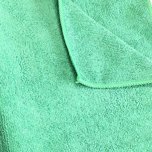 Microfiber Cloth 300 Gsm 16x27 Tri-fold Green 12/bg, Pack Of 12 (MFC3001627GN)