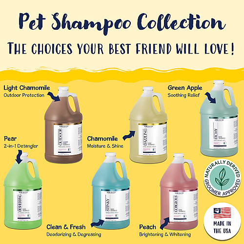 Bobbi Panter Signature Dazzling Dog Shampoo, Argan Oil, Vitamin A, Geranium And Chamomile - Case Of 4 (BP00033-CS)