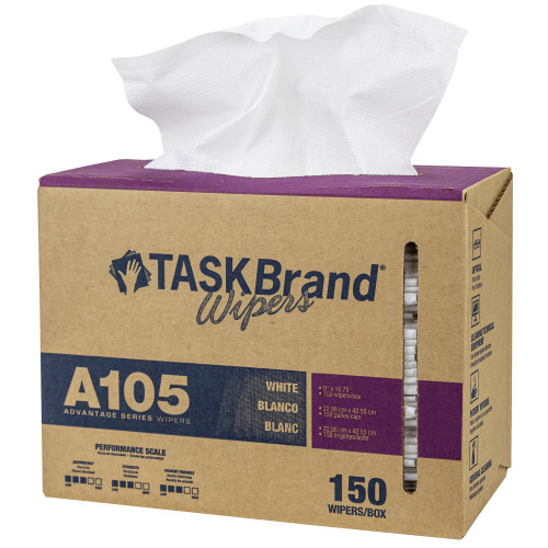 Taskbrand A105 Spunlace Interfold Wiper - Case Of 900 (N-A105IDW)
