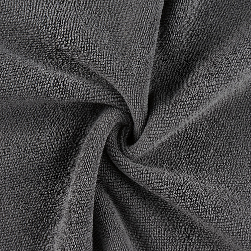 Terry Microfiber Salon Towel 16x27 Grey - Case Of 144 (M915109GY-CS)